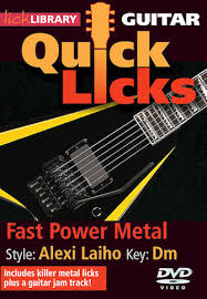 Andy James - Lick Library - Quick Licks - Alexi Laiho Fast Power Metal