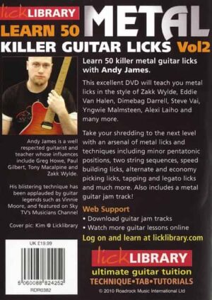 Andy James - Lick Library - 50 Metal Killer Licks Vol 2