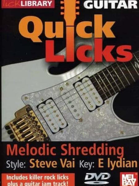 Andy James - Lick Library - Quick Licks - Steve Vai Melodic Shredding