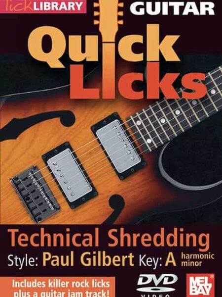 Andy James - Lick Library - Quick Licks - Paul Gilbert