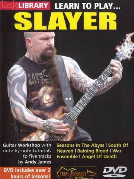 Andy James - Lick Library - Learn To Play Slayer