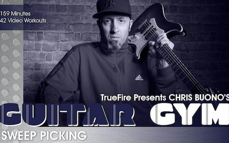 Chris Buono - Truefire - Guitar Gym Sweep Picking