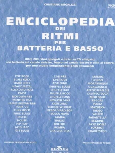 Enciclopedia Dei Ritmi Per Batteria E Basso