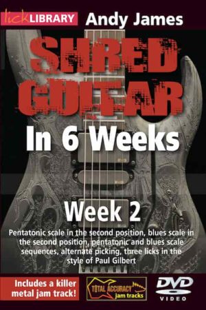 Andy James - Lick Library - Learn Shred Guitar in 6 Weeks - Week 2