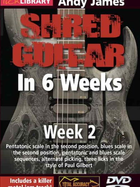 Andy James - Lick Library - Learn Shred Guitar in 6 Weeks - Week 2