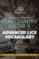 Play Country Guitar 9 Advanced Lick Vocabulary - Truefire