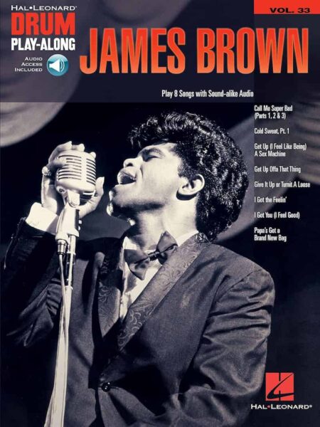 Hal Leonard - Playalong - James Brown - Drum Play-Along Volume 33