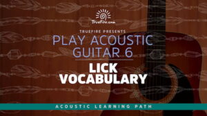 Play Acoustic Guitar 6 Lick Vocabulary