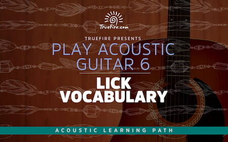 Play Acoustic Guitar 6 Lick Vocabulary