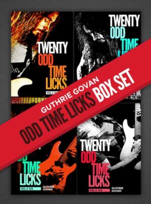 Guthrie Govan - JTC - 20 Odd Time Licks Boxset