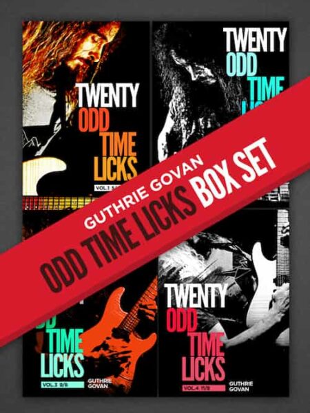 Guthrie Govan - JTC - 20 Odd Time Licks Boxset