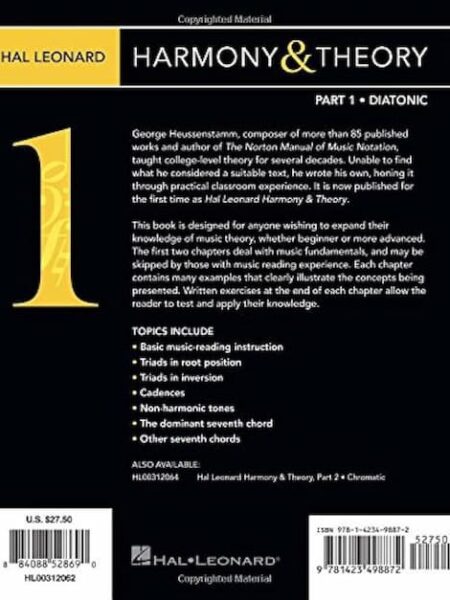 George Heussenstamm - Hal Leonard - Harmony & Theory - Part 1 Diatonic