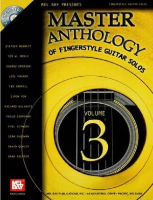 Master Anthology Of Fingerstyle Guitar Solos - Melbay - Vol 3