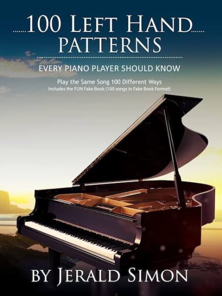 Jerald Simon - 100 Left Hand Patterns Every Piano Player Should know complete with covers