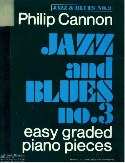 Jazz And Blues No 3 Easy Graded Piano Pieces