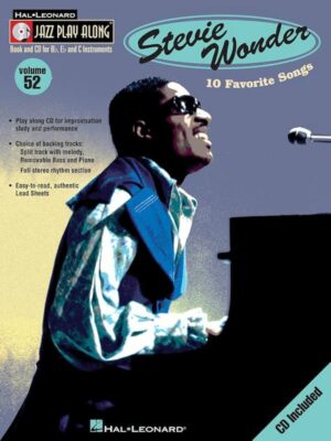 Hal Leonard - Jazz Playalong Vol 52 - Stevie Wonder For Alto And Tenor