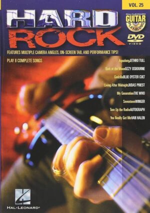 Hal Leonard - Guitar PLay-along Volume 25 - Hard Rock